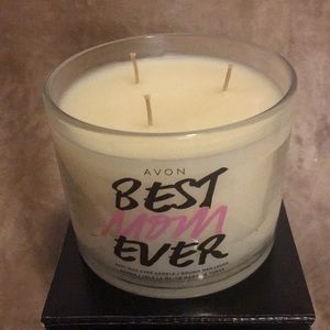 Avon Best Mom Ever 3 Wick Candle With Lid